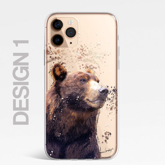 American Animals Phone Case Splatter Art CLEAR Cover Case for iPhone 14 13 12 +