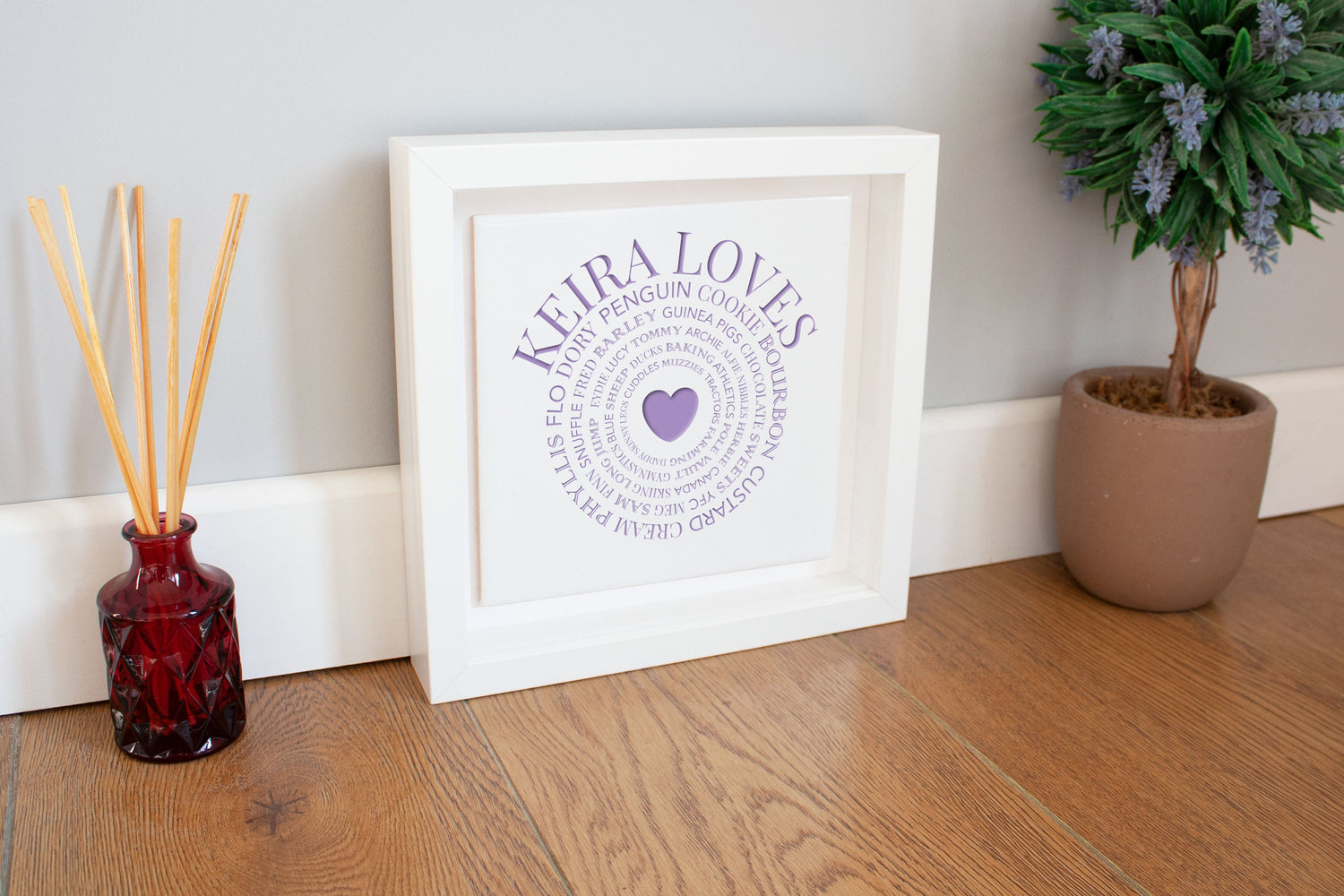 Personalised Framed Ceramic Art