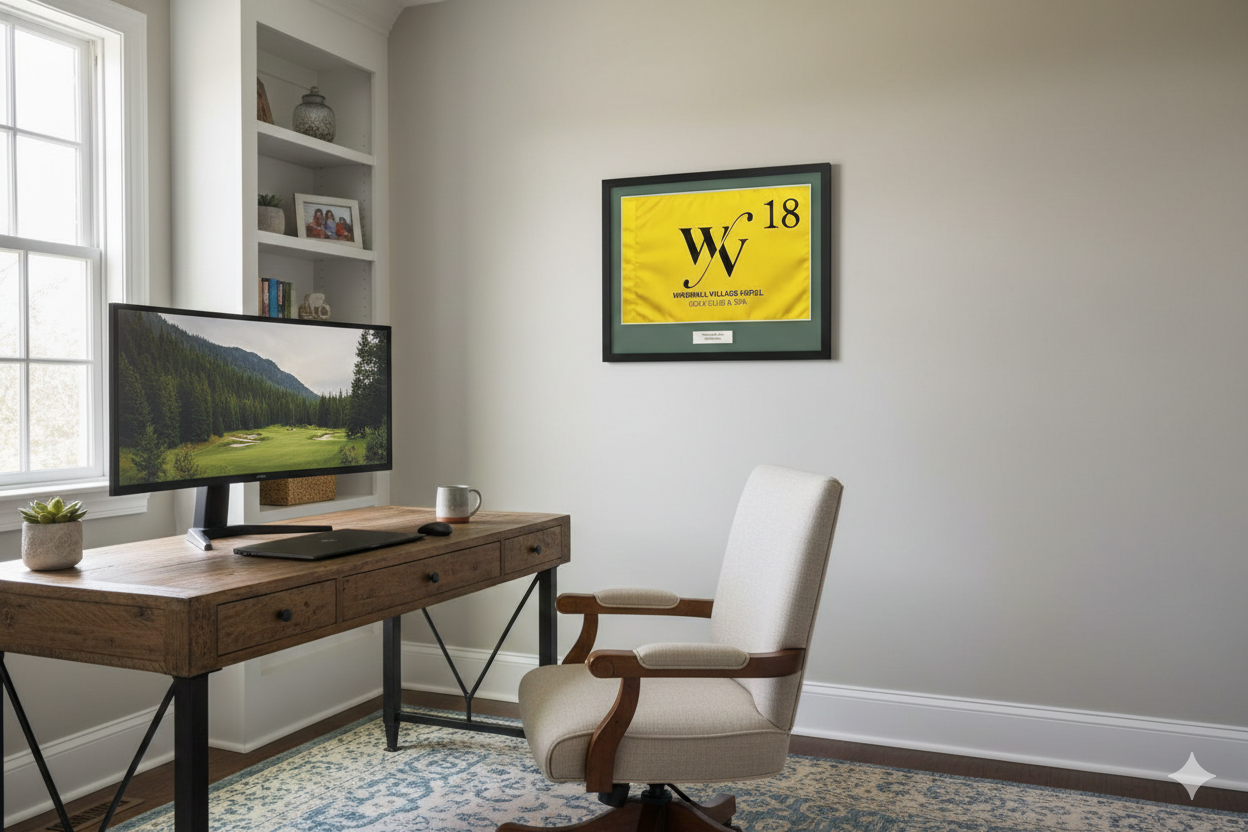 Personalised Golf Club Flag - The Windmill Village Golf Course