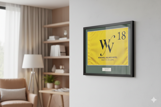 Personalised Golf Club Flag - The Windmill Village Golf Course