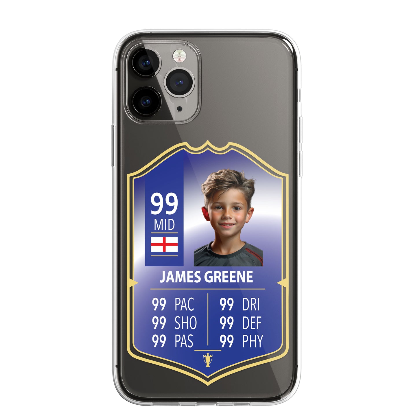 Personalised Phone Case Cover FIFA Card Style Football Gift TOTS Ultimate Team EA FC 24 Custom for iPhone 14 13 Pro Max Mini Plus