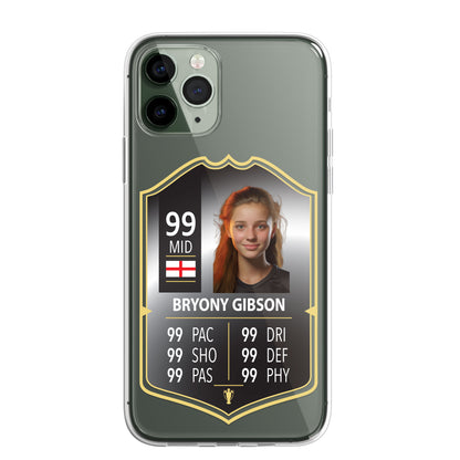 Personalised Phone Case Cover FIFA Card Style Football Gift TOTS Ultimate Team EA FC 24 Custom for iPhone 14 13 Pro Max Mini Plus