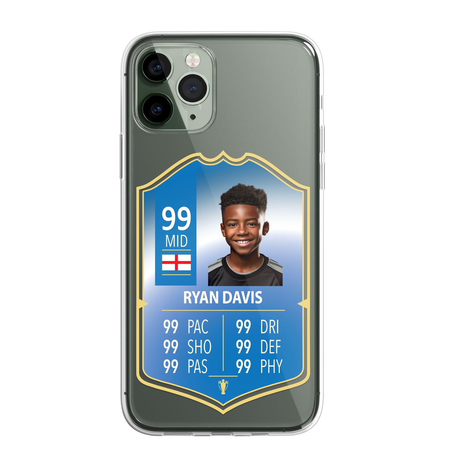 Personalised Phone Case Cover FIFA Card Style Football Gift TOTS Ultimate Team EA FC 24 Custom for iPhone 14 13 Pro Max Mini Plus