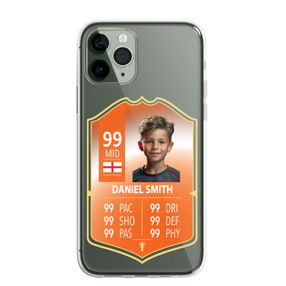 Personalised Phone Case Cover FIFA Card Style Football Gift TOTS Ultimate Team EA FC 24 Custom for iPhone 14 13 Pro Max Mini Plus