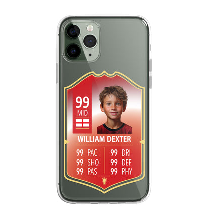 Personalised Phone Case Cover FIFA Card Style Football Gift TOTS Ultimate Team EA FC 24 Custom for iPhone 14 13 Pro Max Mini Plus
