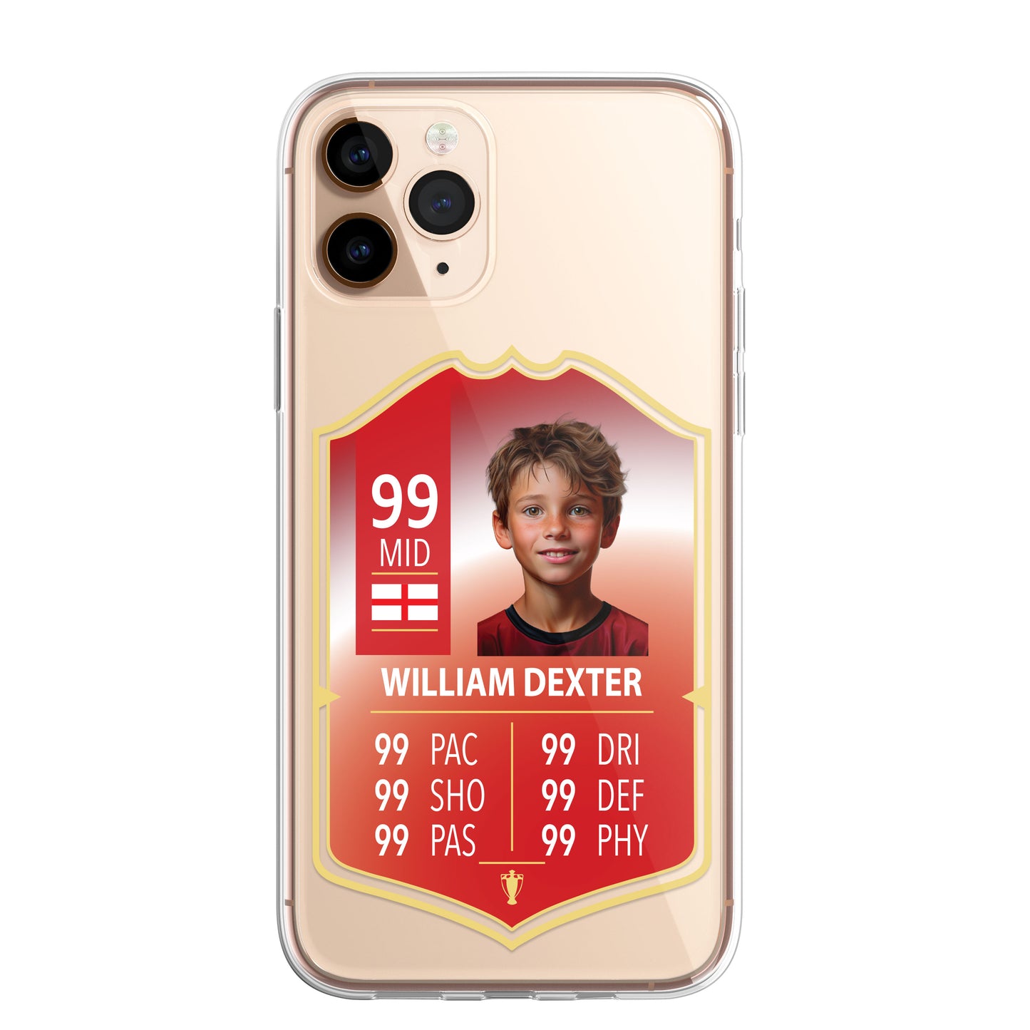 Personalised Phone Case Cover FIFA Card Style Football Gift TOTS Ultimate Team EA FC 24 Custom for iPhone 14 13 Pro Max Mini Plus