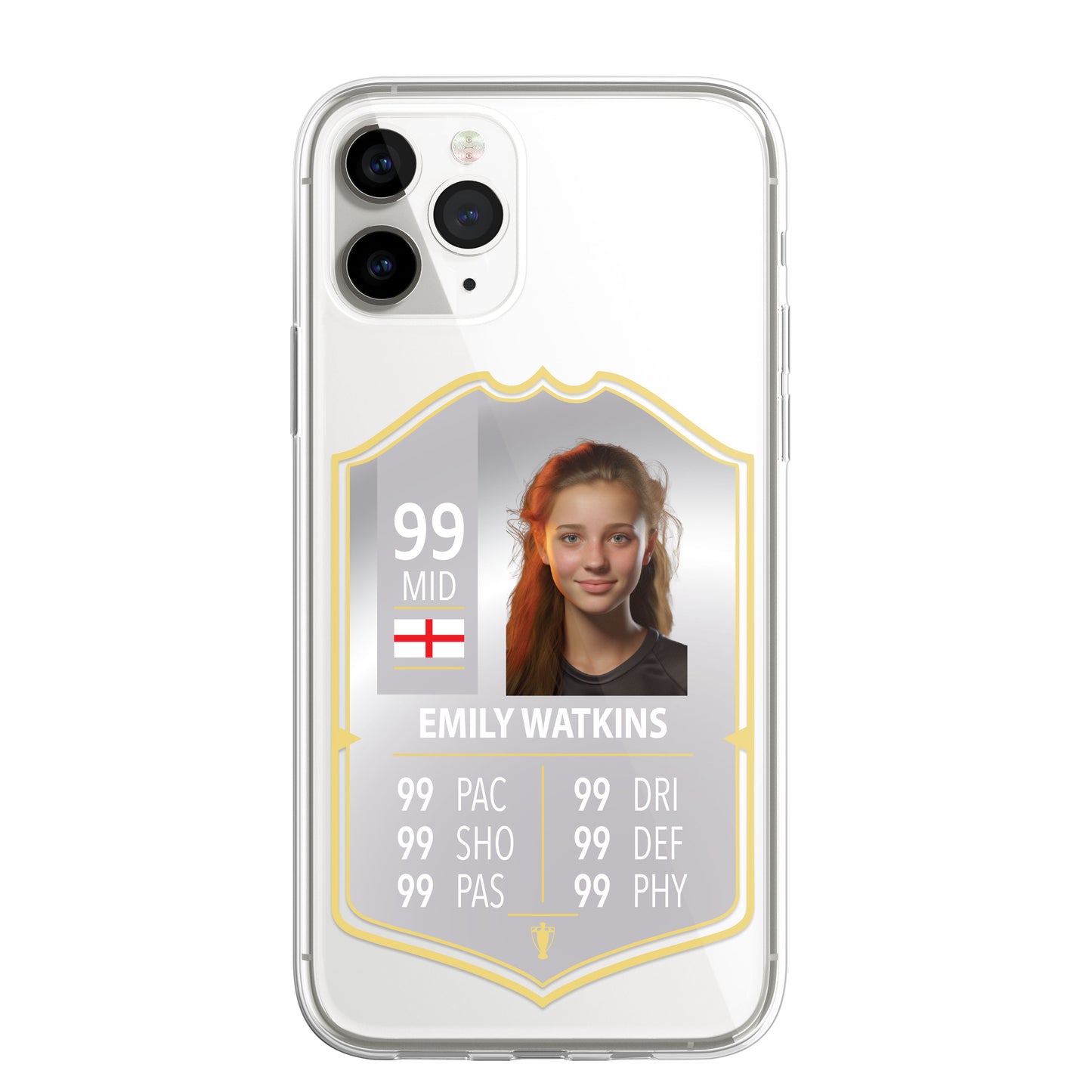 Personalised Phone Case Cover FIFA Card Style Football Gift TOTS Ultimate Team EA FC 24 Custom for iPhone 14 13 Pro Max Mini Plus
