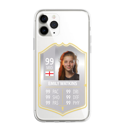 Personalised Phone Case Cover FIFA Card Style Football Gift TOTS Ultimate Team EA FC 24 Custom for iPhone 14 13 Pro Max Mini Plus