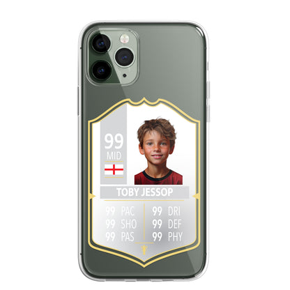 Personalised Phone Case Cover FIFA Card Style Football Gift TOTS Ultimate Team EA FC 24 Custom for iPhone 14 13 Pro Max Mini Plus