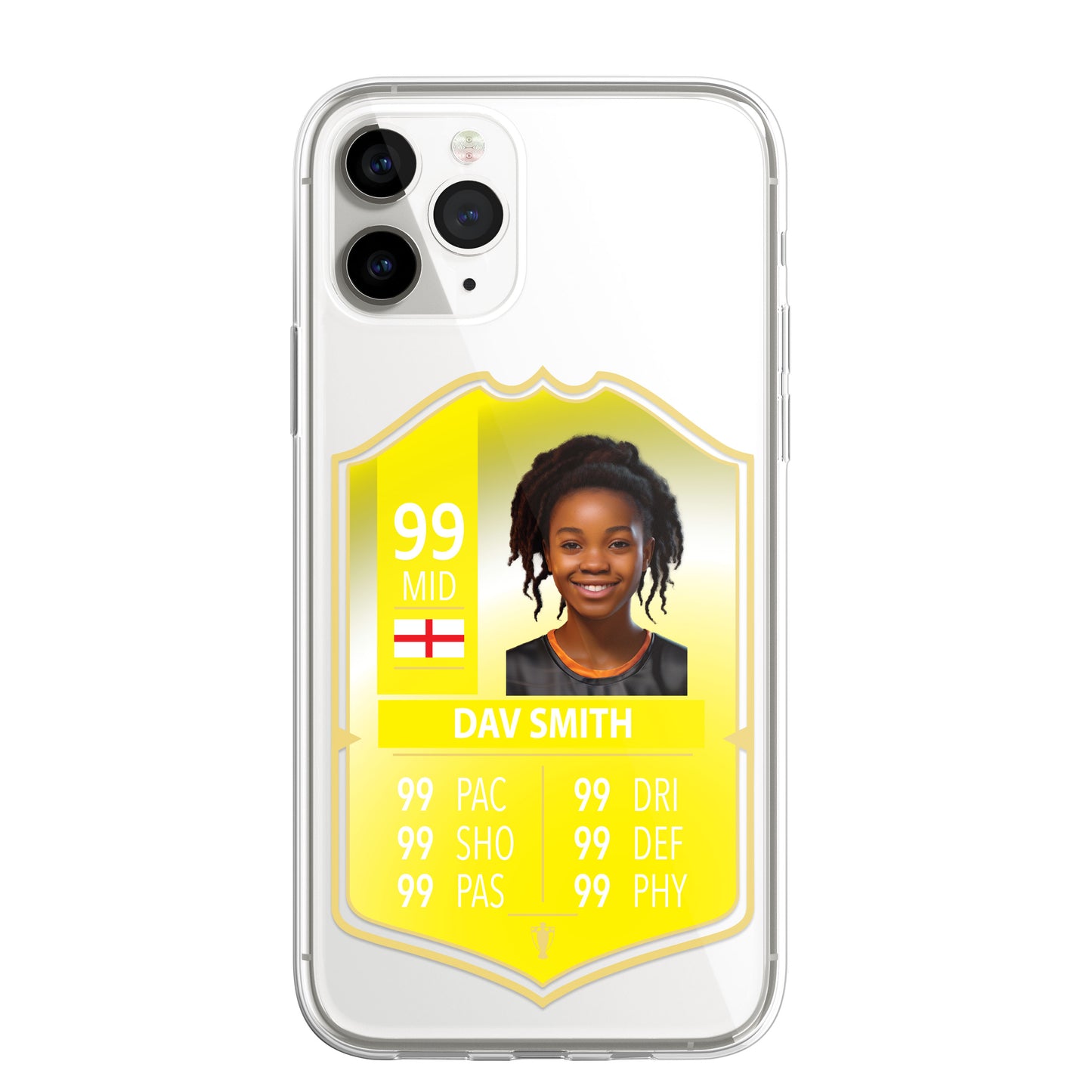 Personalised Phone Case Cover FIFA Card Style Football Gift TOTS Ultimate Team EA FC 24 Custom for iPhone 14 13 Pro Max Mini Plus