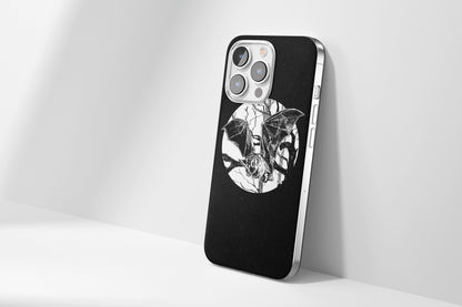 Daisy Mitchell @dibbuns Exclusive Bat Design Contemporary Artwork Phone Case CLEAR Silicone Phone Cover Case for iPhone 16 15 14 13 12 11