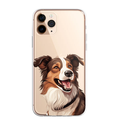 Personalised CLEAR Glitter Paint Candy Phone Cover Case For Samsung Galaxy S20+