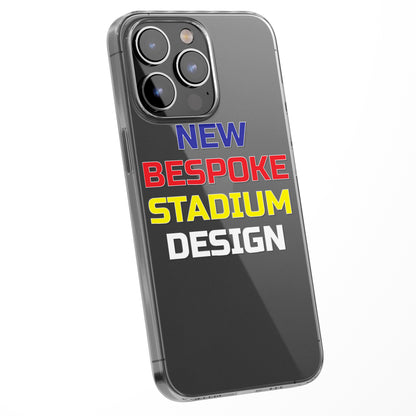 Personalised Phone Case Cover Football Team Stadium Coordinates Map Customised for iPhone 16 15 14 13 12 11 Range
