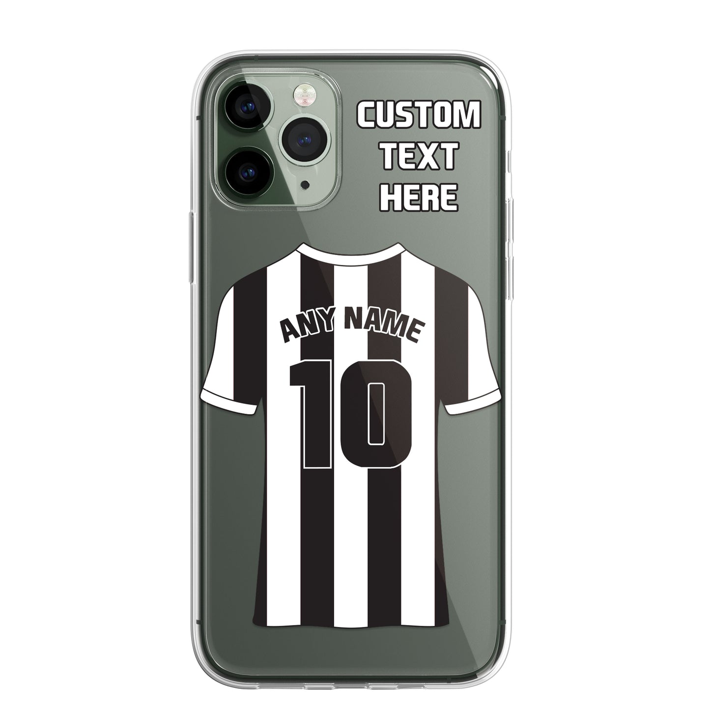 Personalised Phone Case Cover Football Premier Championship Team Shirt Style Custom for iPhone 16 15 14 13 12 11 Range