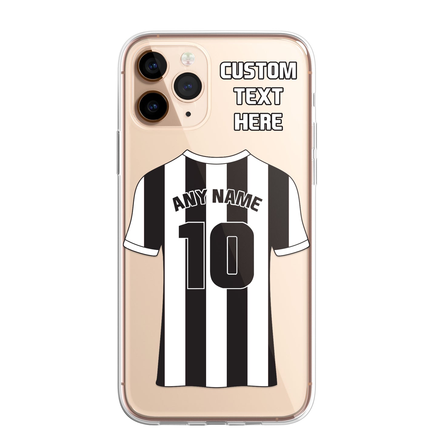 Personalised Phone Case Cover Football Premier Championship Team Shirt Style Custom for iPhone 16 15 14 13 12 11 Range