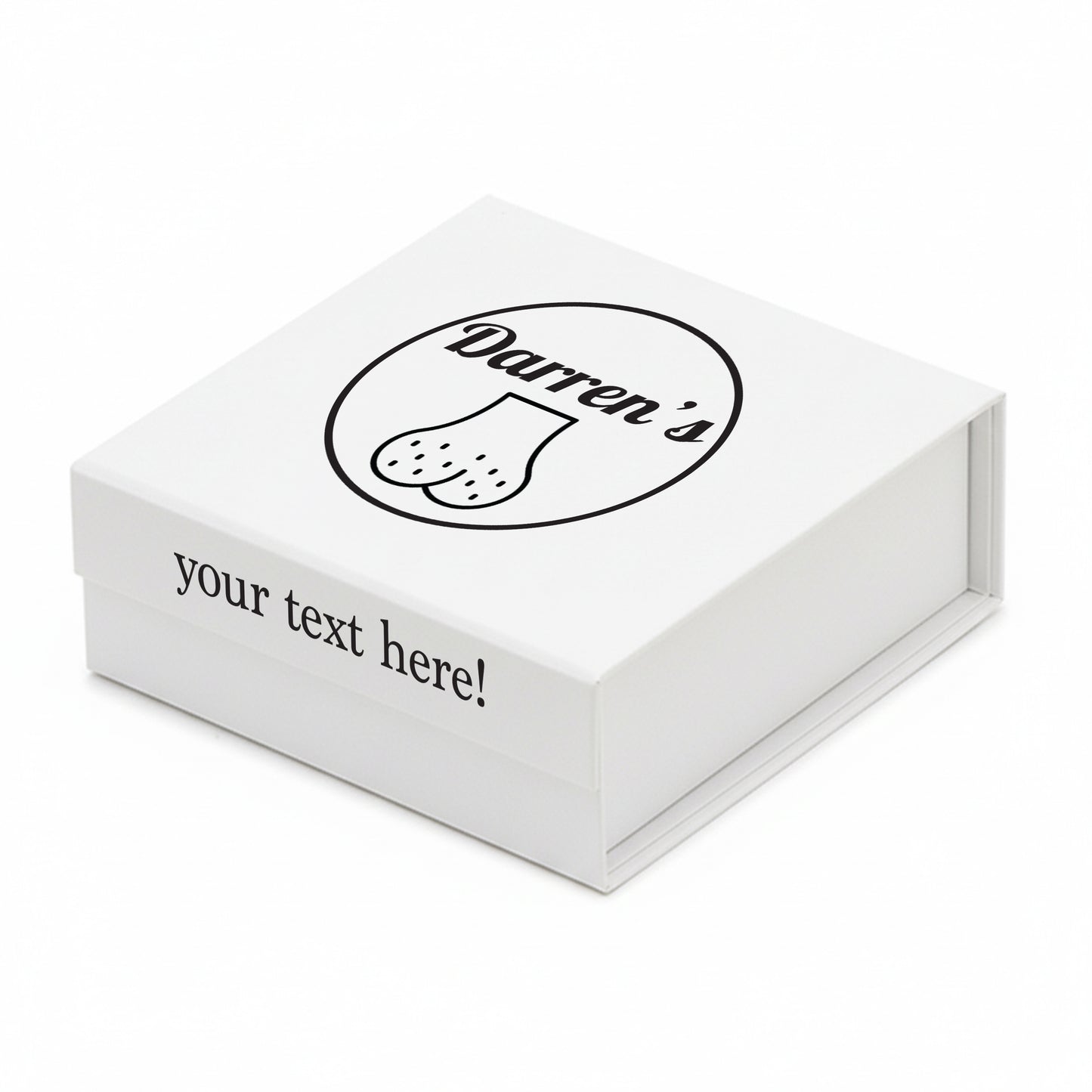 Personalised 9 Golf Ball Set in Customised Box - Joke Novelty "Custom Name's Balls!" with Branded Balls: Novelty Golfer's Gift, Father's Day, Birthday