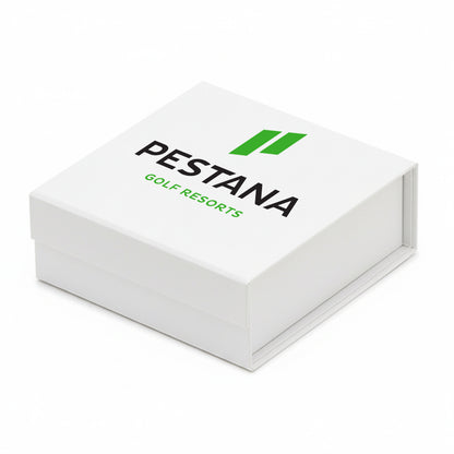 Personalised 9 Golf Ball Gift Set with Custom Branded Box | Corporate Golf Day & Company Logo Gifts