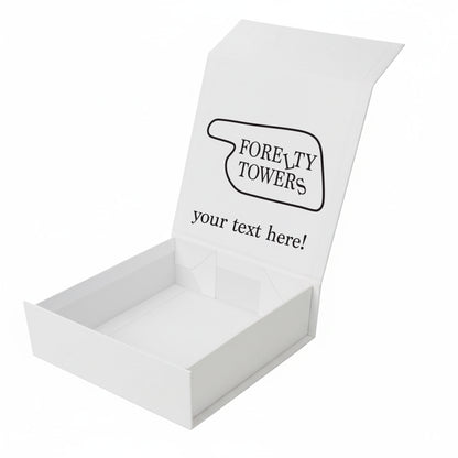 Forelty Towers Themed: Personalised Branded 9 Golf Ball Set in Customised Box - Golfer's Gift, Father's Day, Wedding Favour, Birthday, Fawlty Towers