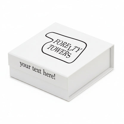 Forelty Towers Themed: Personalised Branded 9 Golf Ball Set in Customised Box - Golfer's Gift, Father's Day, Wedding Favour, Birthday, Fawlty Towers