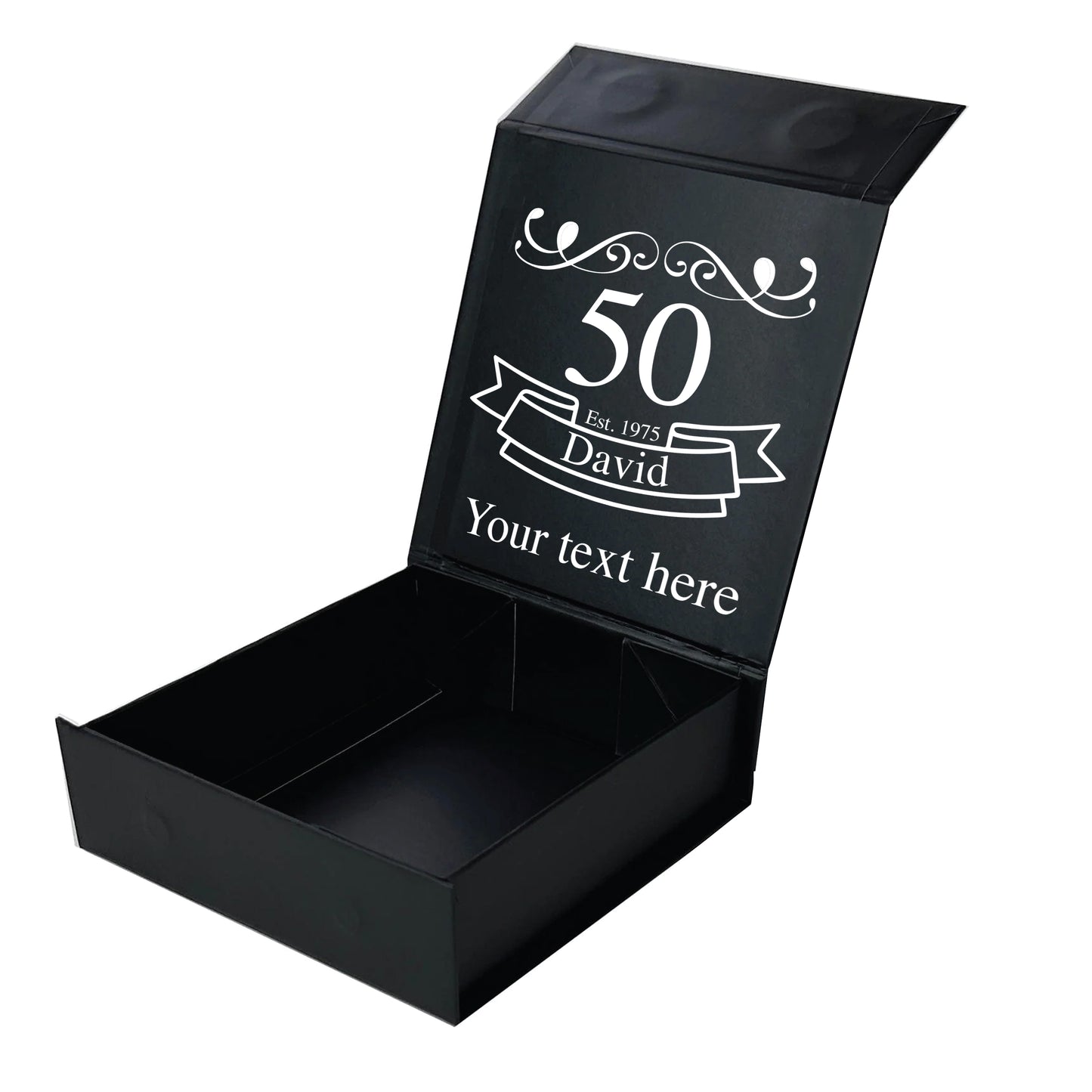 Happy Birthday Personalised Branded 9 Golf Ball Set in Customised Box - Golfer's Gift, Father's Day, Wedding Favour, Birthday