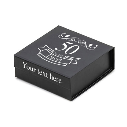 Happy Birthday Personalised Branded 9 Golf Ball Set in Customised Box - Golfer's Gift, Father's Day, Wedding Favour, Birthday