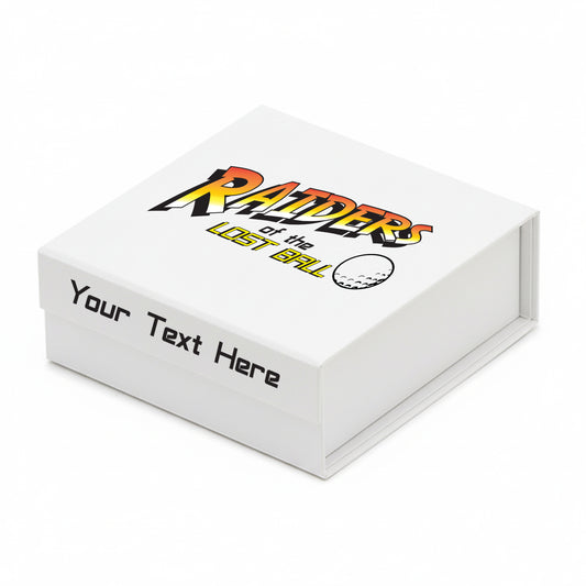 Indiana Jones: Personalised Branded 9 Golf Ball Set in Customised Box - Novelty Movie Themed Golfer's Gift, Father's Day, Retirement, Birthday