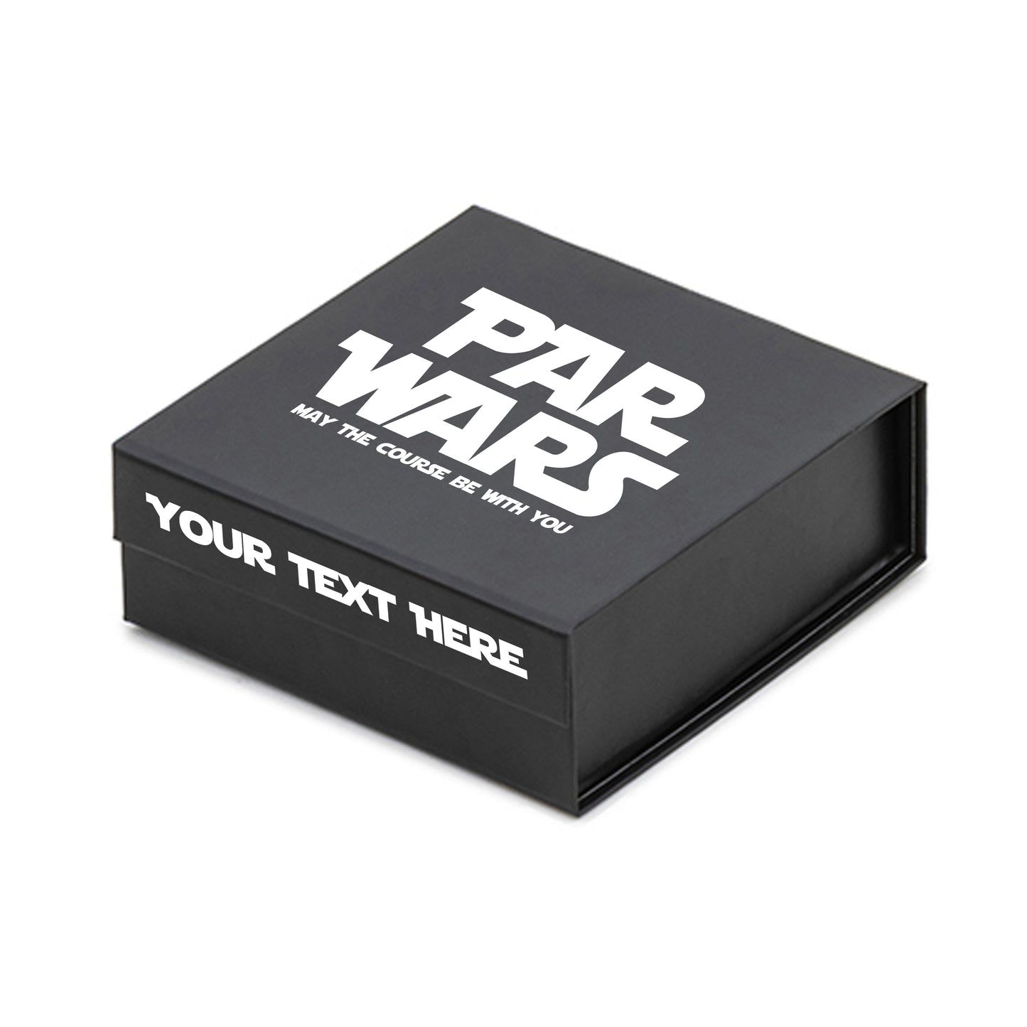 Star Wars Themed: Personalised Branded 9 Golf Ball Set in Customised Box - Par Wars Golfer's Gift, Father's Day, Wedding Favour, Birthday