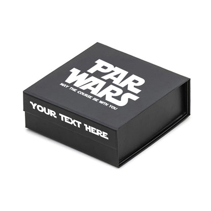 Star Wars Themed: Personalised Branded 9 Golf Ball Set in Customised Box - Par Wars Golfer's Gift, Father's Day, Wedding Favour, Birthday