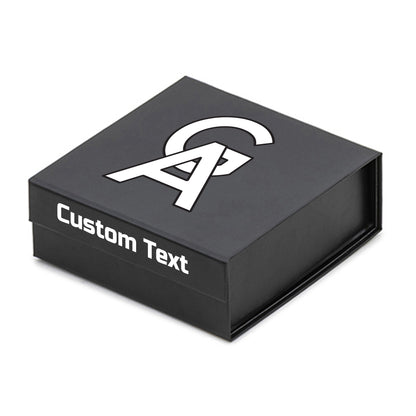 Personalised 9 Golf Ball Set in Customised Box - Your Own Monograms Initials with Branded Balls: Novelty Golfer's Gift, Father's Day, Birthday