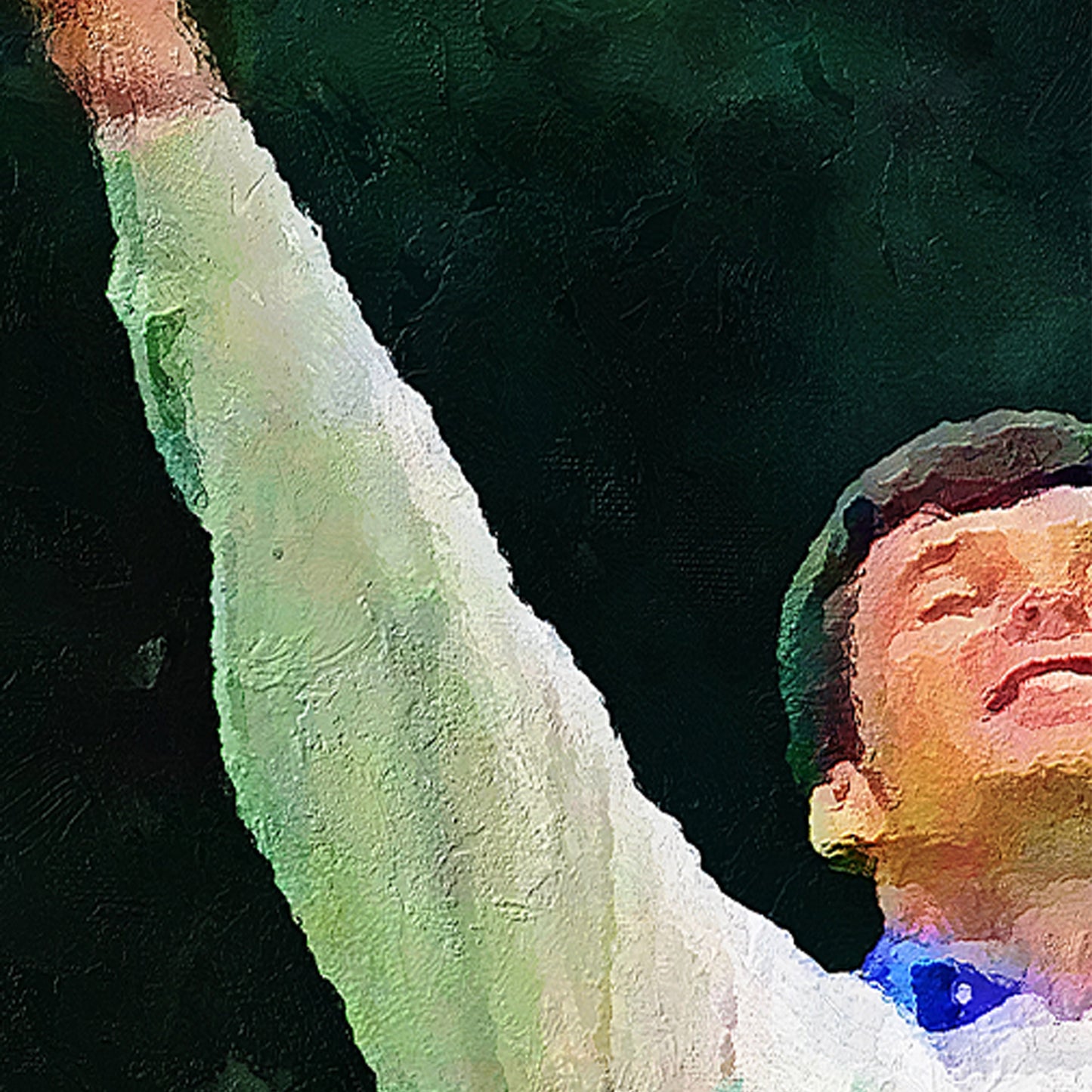 Sir Nick Faldo - US Masters Champion 1990 Eco Canvas