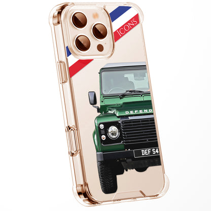 Personalised British Car Watercolour Phone Case for iPhone 16 15 14 13 | Classic Car Art Clear Cover