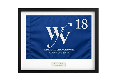 Personalised Golf Club Flag - The Windmill Village Golf Course