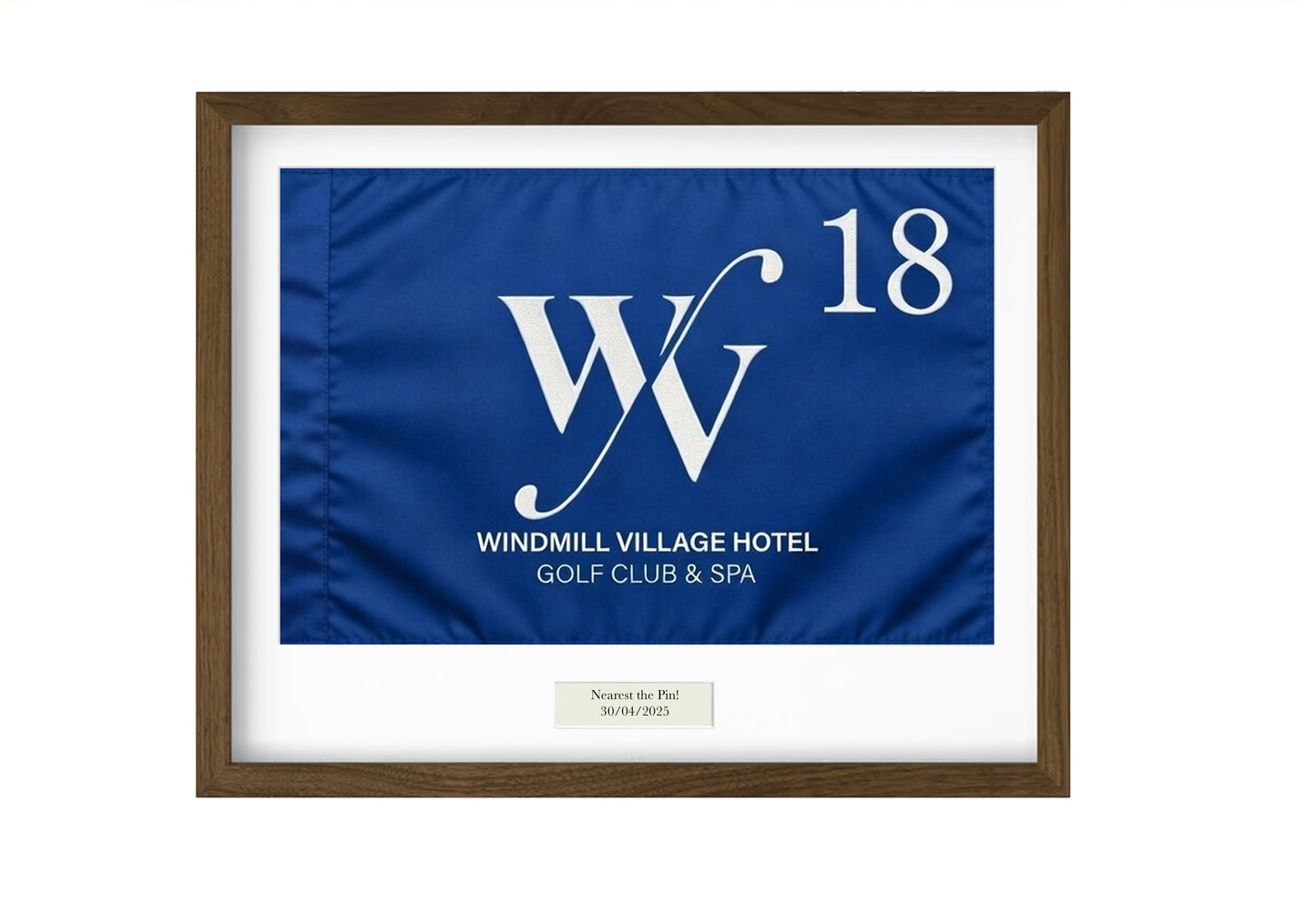 Personalised Golf Club Flag - The Windmill Village Golf Course