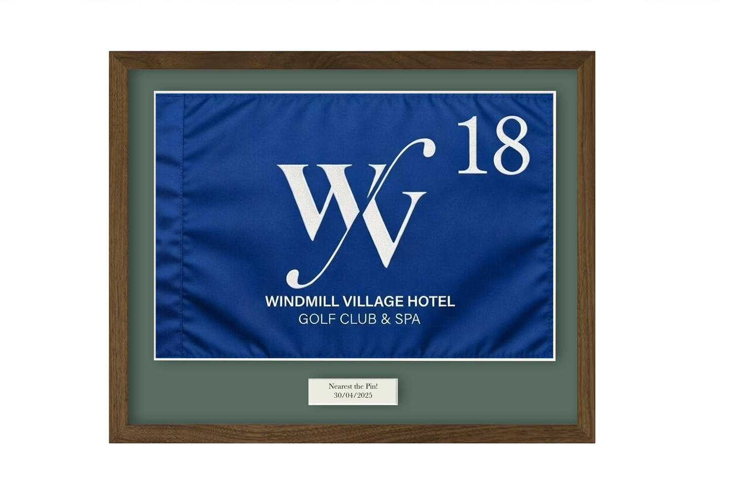 Personalised Golf Club Flag - The Windmill Village Golf Course