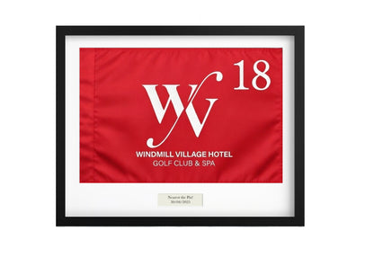 Personalised Golf Club Flag - The Windmill Village Golf Course