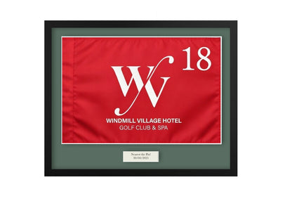 Personalised Golf Club Flag - The Windmill Village Golf Course