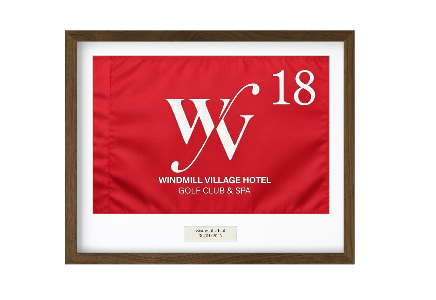 Personalised Golf Club Flag - The Windmill Village Golf Course