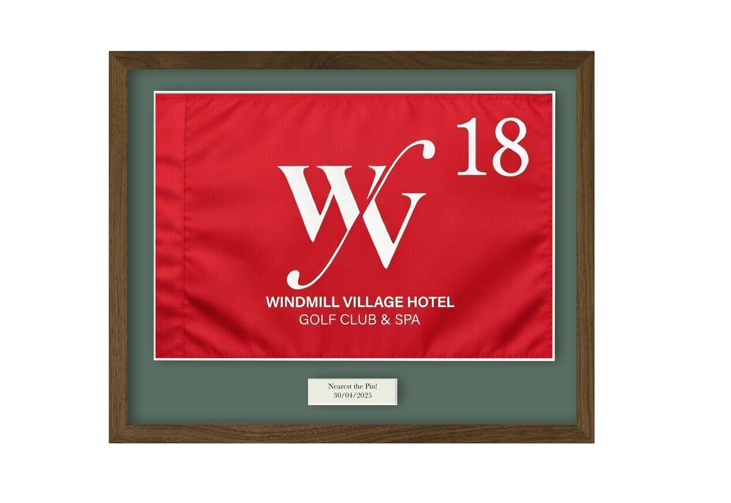 Personalised Golf Club Flag - The Windmill Village Golf Course