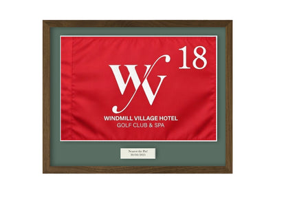 Personalised Golf Club Flag - The Windmill Village Golf Course