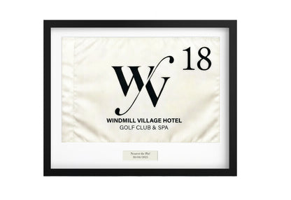 Personalised Golf Club Flag - The Windmill Village Golf Course