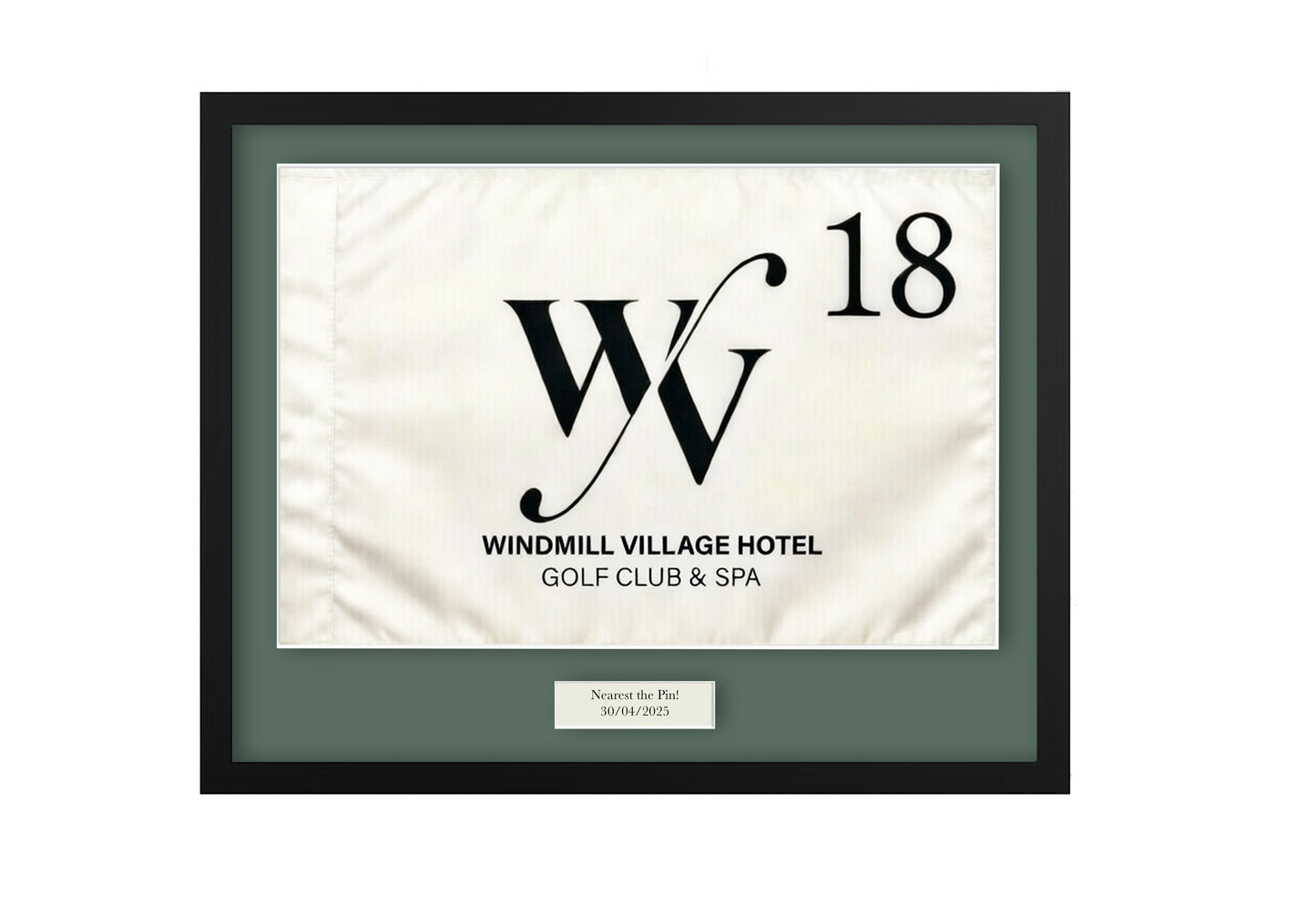 Personalised Golf Club Flag - The Windmill Village Golf Course