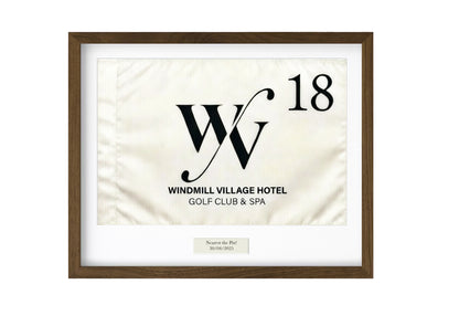 Personalised Golf Club Flag - The Windmill Village Golf Course