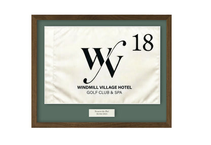 Personalised Golf Club Flag - The Windmill Village Golf Course