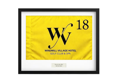 Personalised Golf Club Flag - The Windmill Village Golf Course