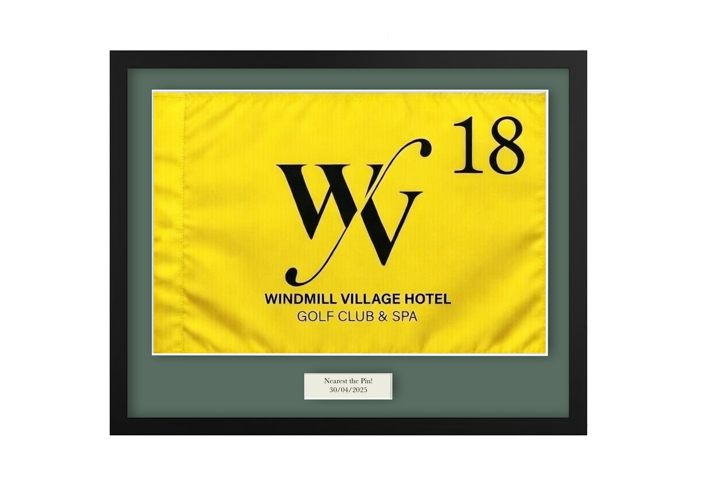 Personalised Golf Club Flag - The Windmill Village Golf Course