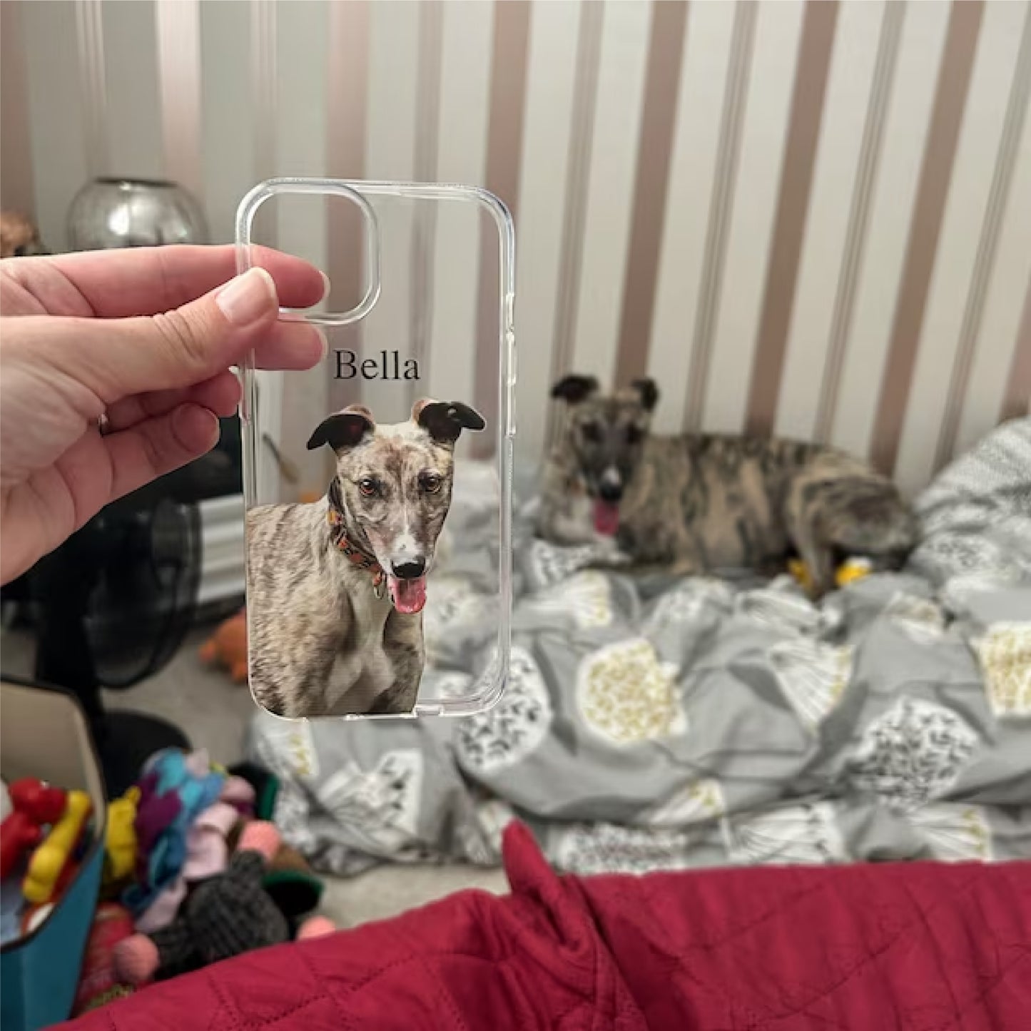 PET Painting Portrait Dog Cat Personalised Phone Cover Case for iPhone 14 13 12+