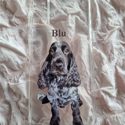 PET Painting Portrait Dog Cat Personalised Phone Cover Case for iPhone 14 13 12+