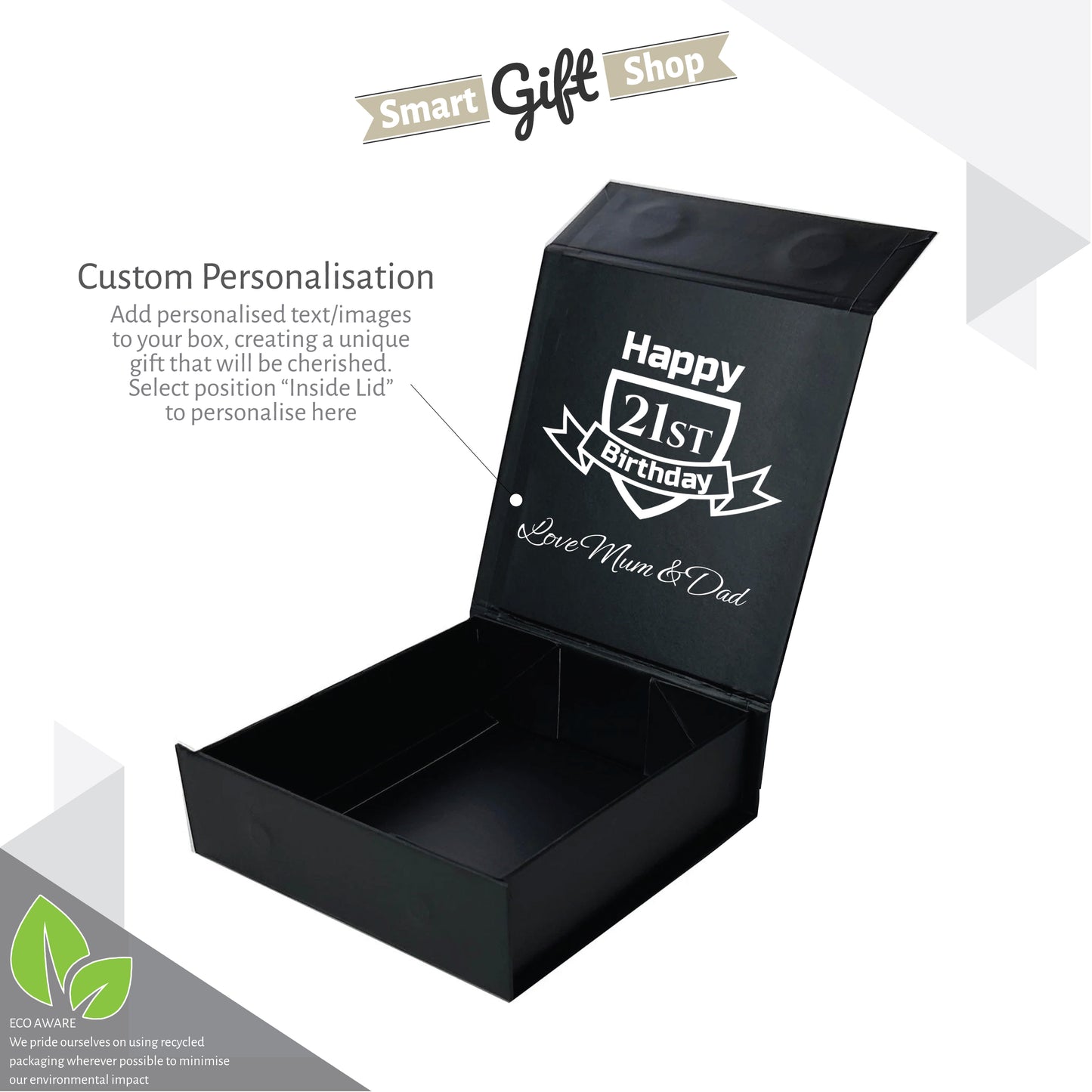 Personalised Branded 9 Golf Ball Set in Customised Box - Golfer's Gift, Father's Day, Wedding Favour, Birthday, Valentines, Pet Photo Text Logo