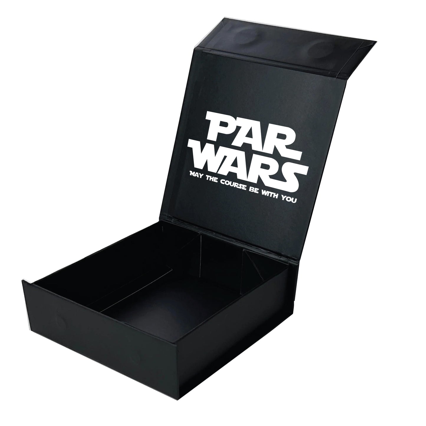 Star Wars Themed: Personalised Branded 9 Golf Ball Set in Customised Box - Par Wars Golfer's Gift, Father's Day, Wedding Favour, Birthday