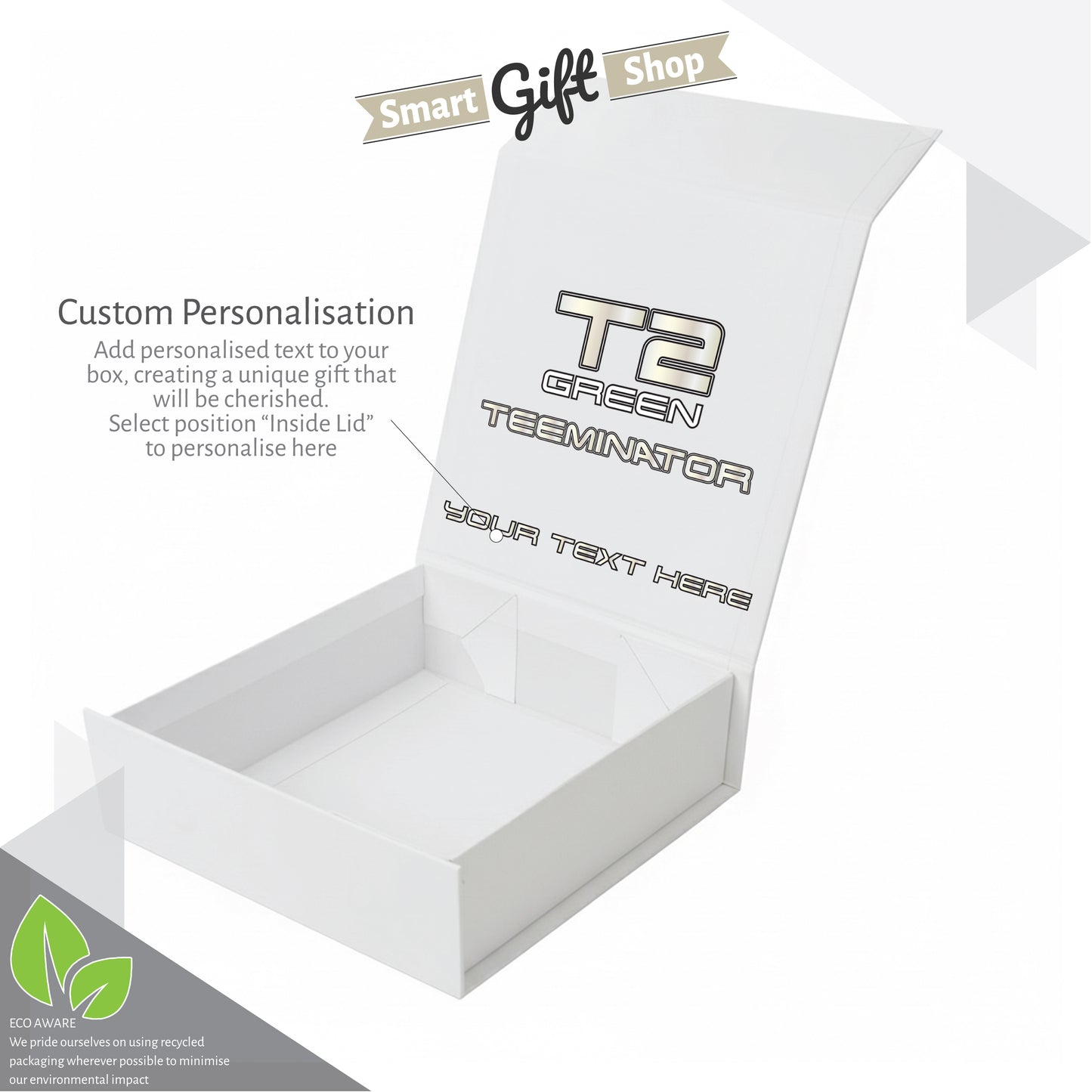 TEEMINATOR: Personalised Branded 9 Golf Ball Set in Customised Box - Novelty Movie Terminator Themed Golfer's Gift, Father's Day, Retirement, Birthday